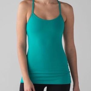 LULULEMON Y TANK - SZ 8 - TURQUOISE/TEAL